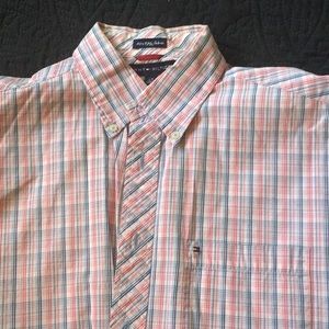 Tommy Hilfiger button up t shirt